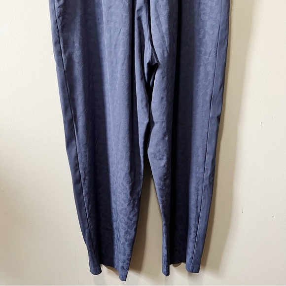 Athleta Brooklyn Textured Jumpsuit Medieval Violet Animal Print Jacquard Sz 20 - Picture 16 of 16